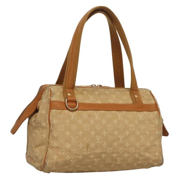 LOUIS VUITTON Monogram Mini Josephine PM Hand Bag Beige M92416 LV Auth 132759 - Picture 1 of 16